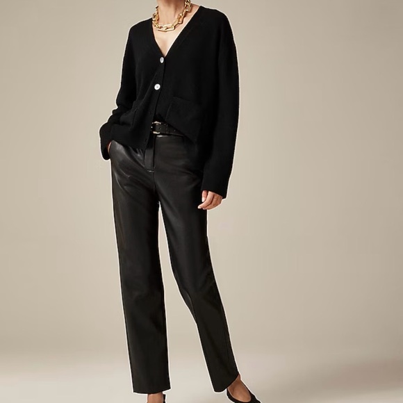 J. Crew Pants - Brand New With Tags J Crew Kate straight-leg Pant in Faux Leather Size 20